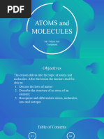 3 Atoms and Molecules