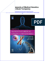 Emerys Elements of Medical Genetics E Book Turnpenny Full Chapter