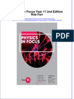 Physics in Focus Year 11 2Nd Edition Rob Farr Download PDF Chapter