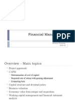 Financial Management Revision Notes 2023-24