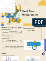 4. Fluid flow measurement (continue)