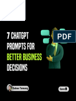 7 ChatGPT Prompts For Better Business Decisions