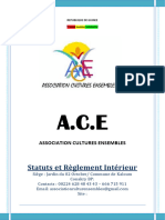 Ace Statut Et Reglement 2