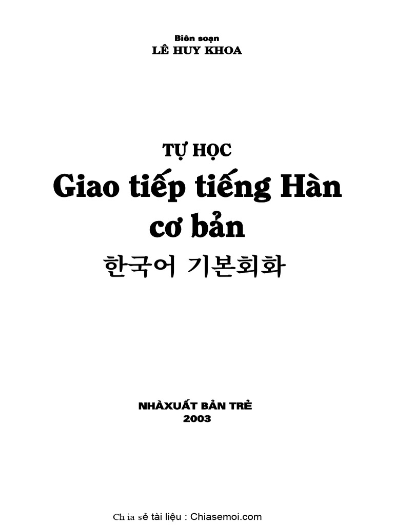 Tu hoc giao tiep tieng han co ban pdf