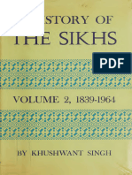 A History of Sikhs Vol 2