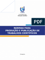 Normas para Produção e Publicação de Trabalhos Cientificos Na UniSave-versão 13.08.2020