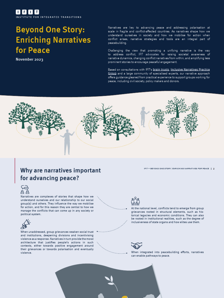 Enriching Peace Narratives Strategies | PDF | Peacebuilding | Trees