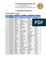 Nat Examination Masterlist 2023 2024 Grade 12.