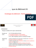 Diapos CM - Physique Des Bâtiments III (Ecole Polytechnique de Lausanne)