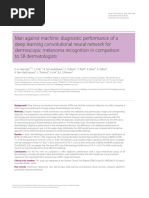 Man Against Machine Diagnostic Performance of A de