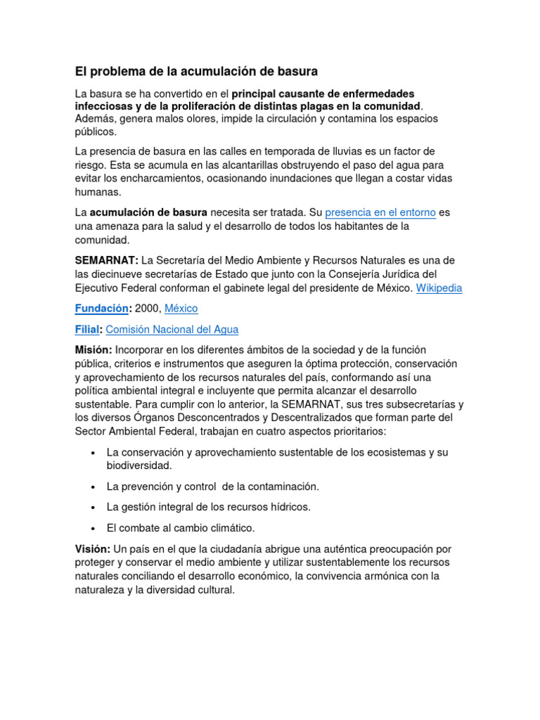 Soluciones para la Acumulación de Basura | PDF | Residuos | Reciclaje