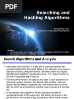 Lecture 9 - 2024-Searching and Hashing Algorithms