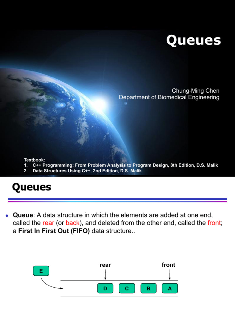 Lecture 8 2024-Queues | PDF | Queue (Abstract Data Type) | Computer Science