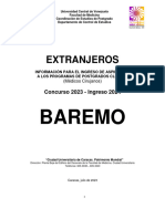 Baremo Extranjeros 2023