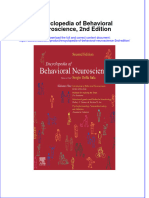 Encyclopedia Of Behavioral Neuroscience 2Nd Edition full chapter