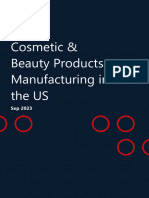 Cosmetic & Beauty Products Manufacturing in The US Industry Report