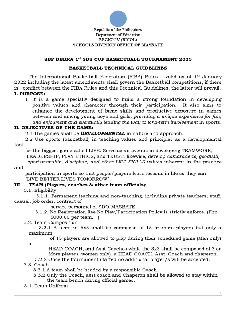 Sds Cup 2023 Ground Rules Download Free PDF Sports Rules And
