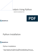 3-PythonInstallation Sammatrix