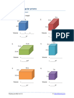 Grade 4 Geometry Rectangular Prism Volume A