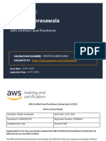 AWS Certified Cloud Practitioner Certificate - Khadija Korasawala 20BCE10259