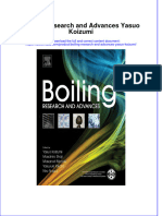 Boiling Research and Advances Yasuo Koizumi Full Chapter
