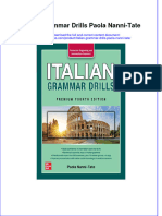 Italian Grammar Drills Paola Nanni Tate Full Chapter