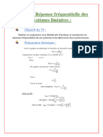 TP N°3: Réponse Fréquentielle Des Systèmes Linéaires