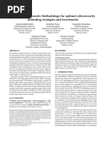 GTM - Game Theoretic Methodology For Optimal Cybersecurity