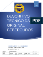Descritivo Técnico Original Bebedouros 2023