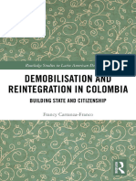 Demobilisation and Reintegration in Colombia - Building State and Citizenship