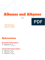 Organic Compounds 2 - Alkenes and Alkynes - SC-1
