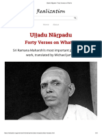 U Adu Nā Padu - Forty Verses On What Is by Sri Ramana Maharshi - Transl. by Michael James - 31 Pgs