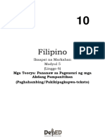 Filipino10 Q4 M5 L6 Mga-Teorya