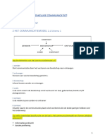 Samenvatting Communicatie 1