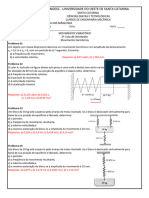 Lista Aula 02 - (Movimento Vibratório - Movimento Harmônico)