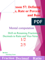 MATH Q1 Lesson 57 Defining Percentage Rate or Percent and Base