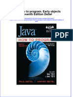 Java How To Program Early Objects Eleventh Edition Deitel Full Chapter