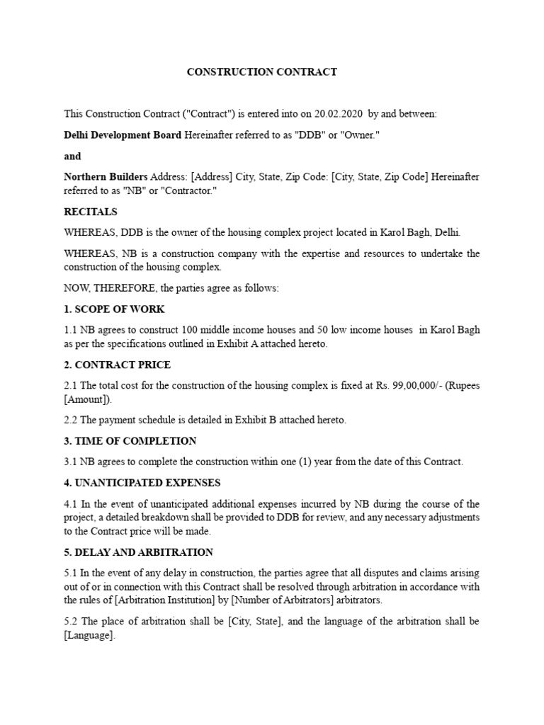CONSTRUCTION ARBITRATION RULES visual data 7