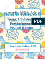 LKPD Wujud Benda Tema 3 Sub 2 Rahmaaa