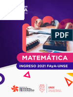 Cartilla de Matematica Ingreso 2021 FAyA UNSE