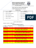 Hasil Drawing Tim Dan Jadwal Pertandingan Turnament Futsal Radiologi Futsal League Season I 2024