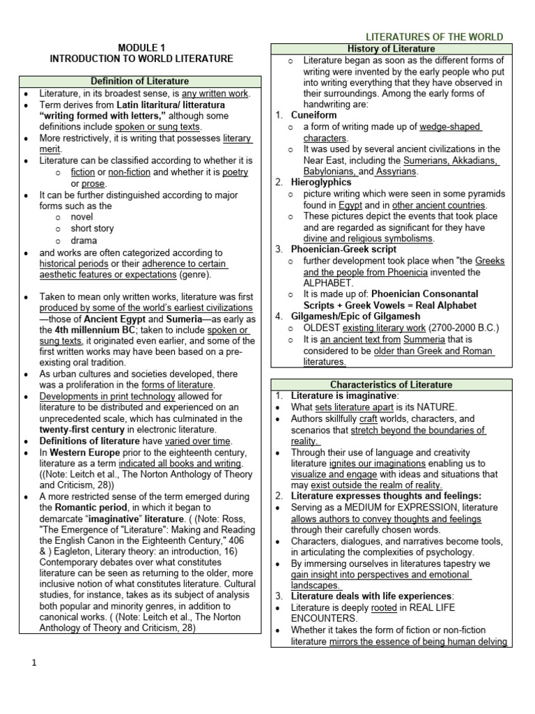 Module 1 Pdf Poetry Essays