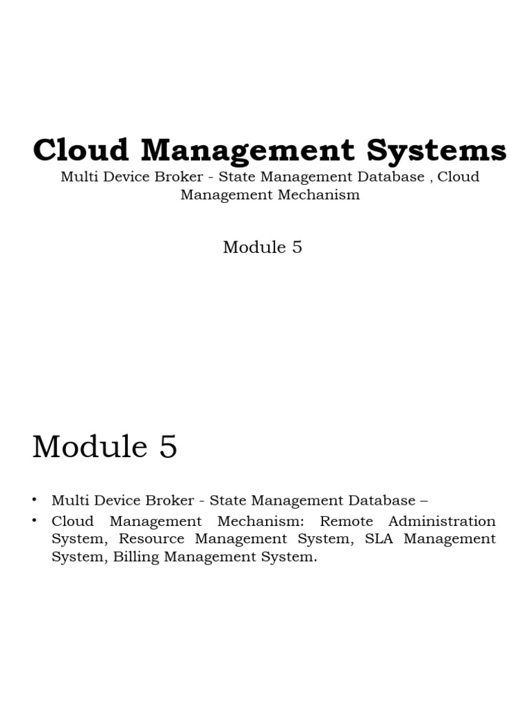 Cloud-Based Remote Administration Systems | PDF | Cloud Computing ...
