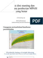 Deteksi Dini Stunting Dan Tatalaksana Pemberian MPASI