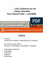 No Violencia Activa en Los Cambios Sociales