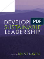 Developing Sustainable Leadership