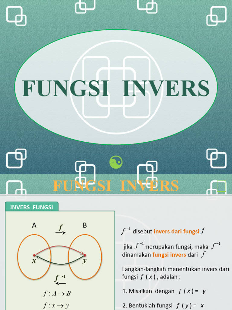 Panduan Lengkap Fungsi Invers | PDF