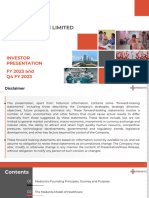 Medanta Investor Presentation Q4 FY23 27 May 2023 1
