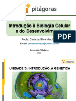 Aula 3 - Unidade 3 - Introdução À Biologia Celular e Do Desenvolvimento