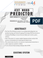 Next Word Predictor